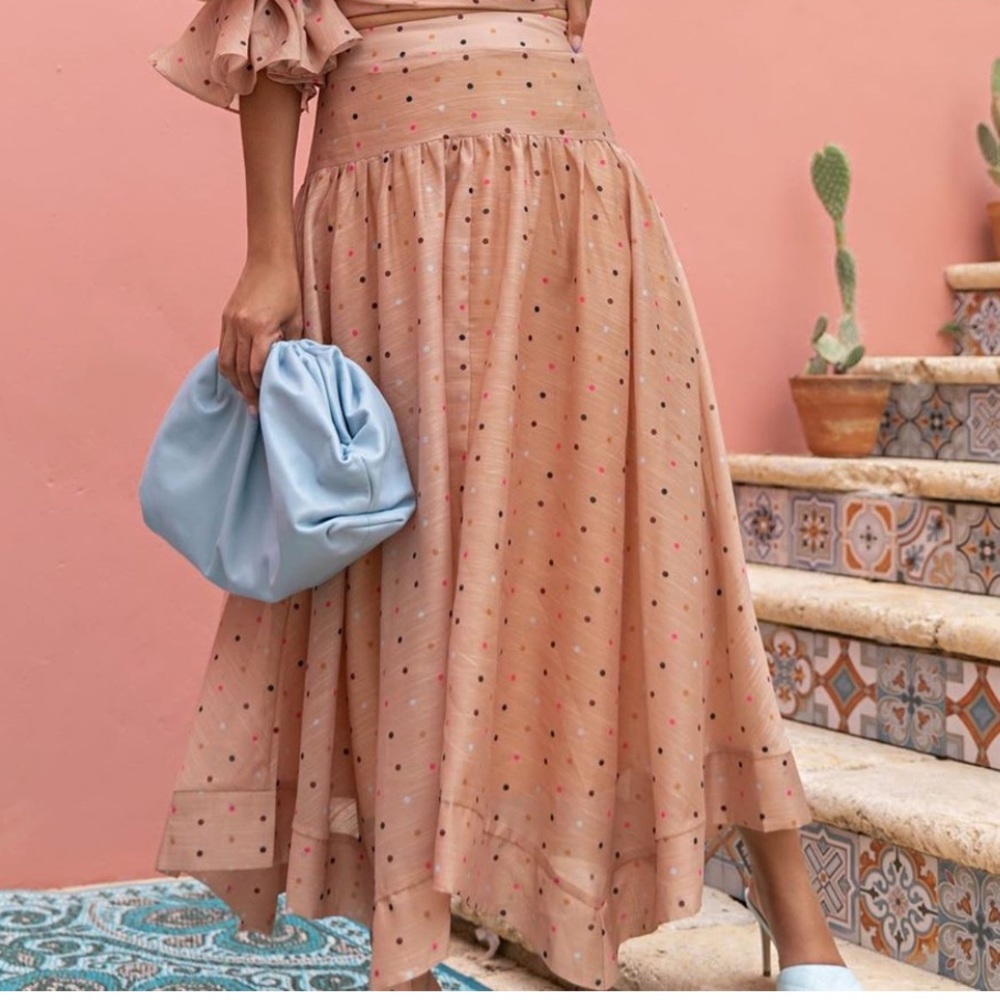 A beautiful polka dot skirt